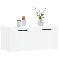 Thumbnail for Wandschrank Weiß 80x36,5x35 cm Holzwerkstoff
