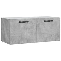 Thumbnail for Wandschrank Betongrau 80x36,5x35 cm Holzwerkstoff