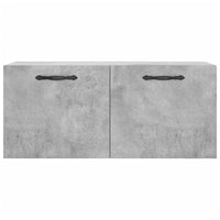 Thumbnail for Wandschrank Betongrau 80x36,5x35 cm Holzwerkstoff
