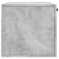 Thumbnail for Wandschrank Betongrau 80x36,5x35 cm Holzwerkstoff