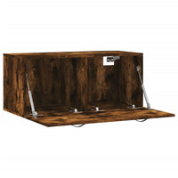 Thumbnail for Wandschrank Räuchereiche 80x36,5x35 cm Holzwerkstoff
