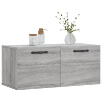Thumbnail for Wandschrank Grau Sonoma 80x36,5x35 cm Holzwerkstoff