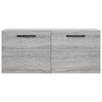 Thumbnail for Wandschrank Grau Sonoma 80x36,5x35 cm Holzwerkstoff