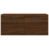 Thumbnail for Wandschrank Braun Eichen-Optik 80x36,5x35 cm Holzwerkstoff