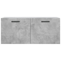 Thumbnail for Wandschrank Betongrau 80x36,5x35 cm Holzwerkstoff
