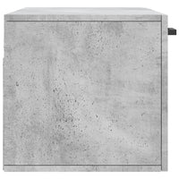Thumbnail for Wandschrank Betongrau 80x36,5x35 cm Holzwerkstoff
