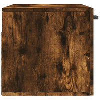 Thumbnail for Wandschrank Räuchereiche 80x36,5x35 cm Holzwerkstoff