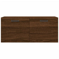 Thumbnail for Wandschrank Braun Eichen-Optik 80x36,5x35 cm Holzwerkstoff