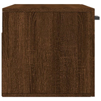 Thumbnail for Wandschrank Braun Eichen-Optik 80x36,5x35 cm Holzwerkstoff