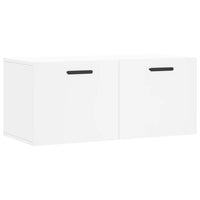 Thumbnail for Wandschrank Weiß 80x36,5x35 cm Holzwerkstoff