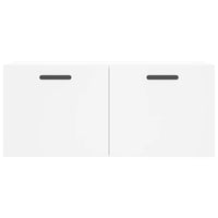 Thumbnail for Wandschrank Weiß 80x36,5x35 cm Holzwerkstoff