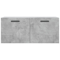 Thumbnail for Wandschrank Betongrau 80x36,5x35 cm Holzwerkstoff