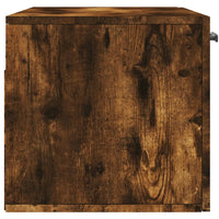 Thumbnail for Wandschrank Räuchereiche 80x36,5x35 cm Holzwerkstoff