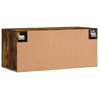 Thumbnail for Wandschrank Räuchereiche 80x36,5x35 cm Holzwerkstoff