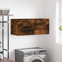 Thumbnail for Wandschrank Räuchereiche 80x36,5x35 cm Holzwerkstoff