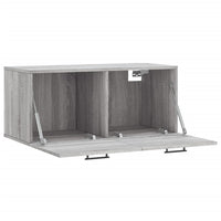 Thumbnail for Wandschrank Grau Sonoma 80x36,5x35 cm Holzwerkstoff