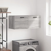 Thumbnail for Wandschrank Grau Sonoma 80x36,5x35 cm Holzwerkstoff