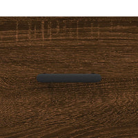 Thumbnail for Wandschrank Braun Eichen-Optik 80x36,5x35 cm Holzwerkstoff