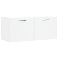 Thumbnail for Wandschrank Weiß 80x36,5x35 cm Holzwerkstoff