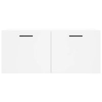 Thumbnail for Wandschrank Weiß 80x36,5x35 cm Holzwerkstoff