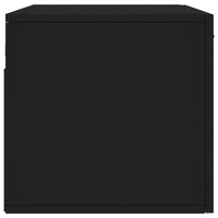 Thumbnail for Wandschrank Schwarz 80x36,5x35 cm Holzwerkstoff