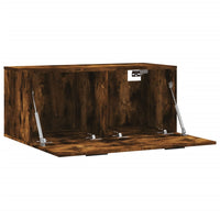 Thumbnail for Wandschrank Räuchereiche 80x36,5x35 cm Holzwerkstoff