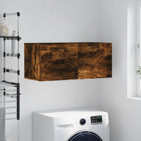 Thumbnail for Wandschrank Räuchereiche 80x36,5x35 cm Holzwerkstoff