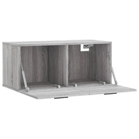 Thumbnail for Wandschrank Grau Sonoma 80x36,5x35 cm Holzwerkstoff