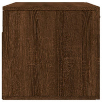 Thumbnail for Wandschrank Braun Eichen-Optik 80x36,5x35 cm Holzwerkstoff