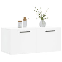 Thumbnail for Wandschrank Weiß 80x36,5x35 cm Holzwerkstoff