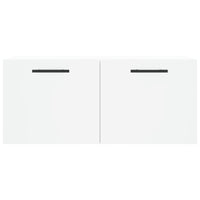 Thumbnail for Wandschrank Weiß 80x36,5x35 cm Holzwerkstoff