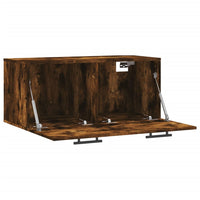 Thumbnail for Wandschrank Räuchereiche 80x36,5x35 cm Holzwerkstoff