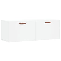 Thumbnail for Wandschrank Weiß 100x36,5x35 cm Holzwerkstoff