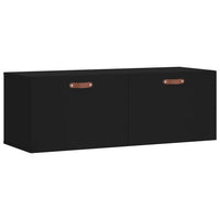 Thumbnail for Wandschrank Schwarz 100x36,5x35 cm Holzwerkstoff