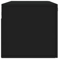 Thumbnail for Wandschrank Schwarz 100x36,5x35 cm Holzwerkstoff
