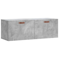Thumbnail for Wandschrank Betongrau 100x36,5x35 cm Holzwerkstoff