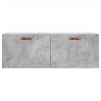 Thumbnail for Wandschrank Betongrau 100x36,5x35 cm Holzwerkstoff