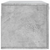 Thumbnail for Wandschrank Betongrau 100x36,5x35 cm Holzwerkstoff