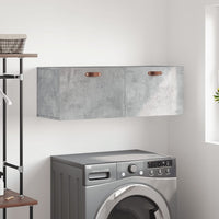 Thumbnail for Wandschrank Betongrau 100x36,5x35 cm Holzwerkstoff