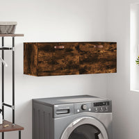Thumbnail for Wandschrank Räuchereiche 100x36,5x35 cm Holzwerkstoff