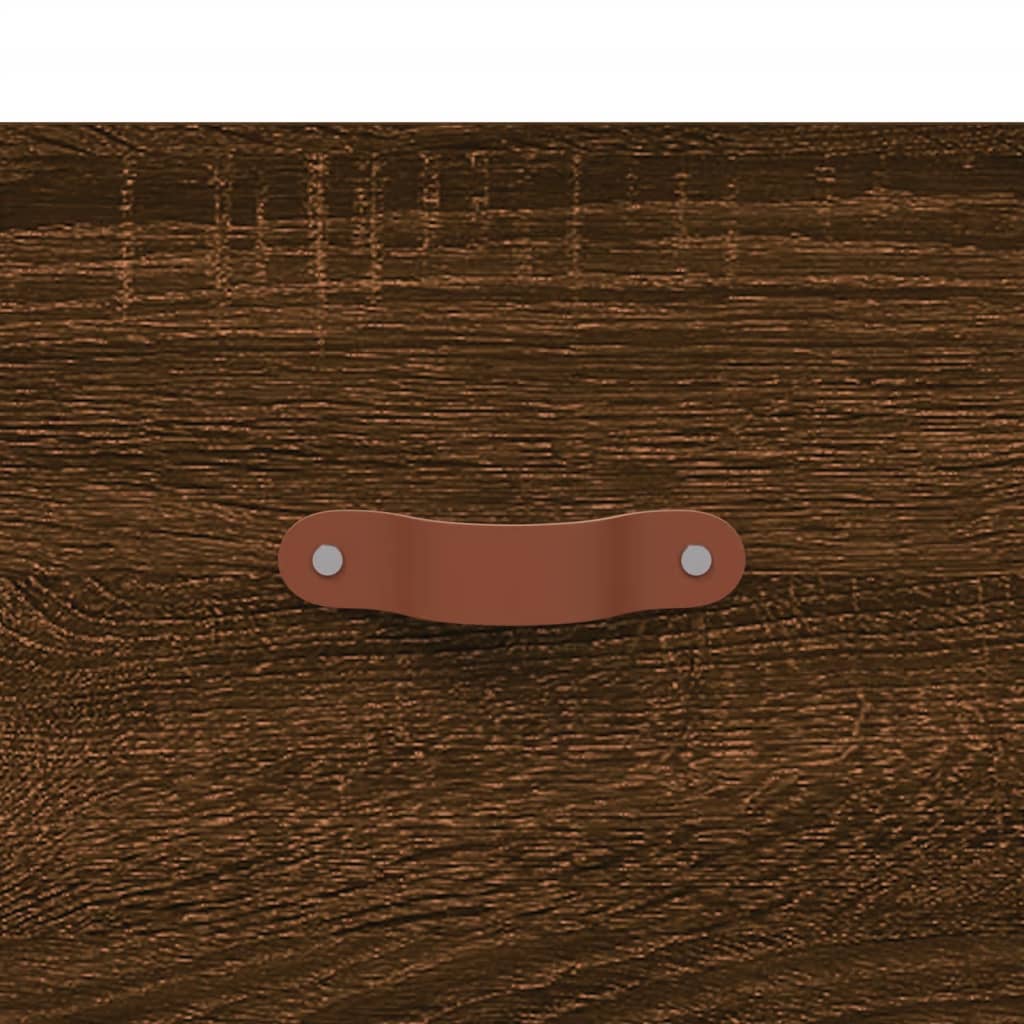 Wandschrank Braun Eichen-Optik 100x36,5x35 cm Holzwerkstoff