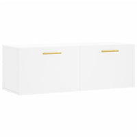 Thumbnail for Wandschrank Weiß 100x36,5x35 cm Holzwerkstoff