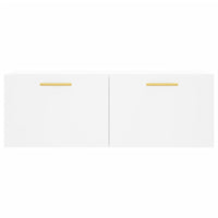 Thumbnail for Wandschrank Weiß 100x36,5x35 cm Holzwerkstoff