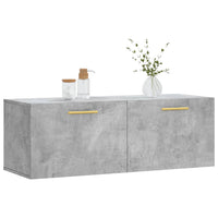 Thumbnail for Wandschrank Betongrau 100x36,5x35 cm Holzwerkstoff