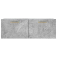 Thumbnail for Wandschrank Betongrau 100x36,5x35 cm Holzwerkstoff