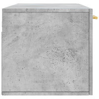 Thumbnail for Wandschrank Betongrau 100x36,5x35 cm Holzwerkstoff