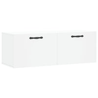 Thumbnail for Wandschrank Weiß 100x36,5x35 cm Holzwerkstoff