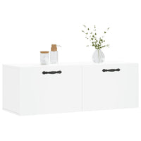 Thumbnail for Wandschrank Weiß 100x36,5x35 cm Holzwerkstoff