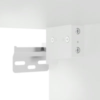 Thumbnail for Wandschrank Weiß 100x36,5x35 cm Holzwerkstoff