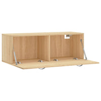 Thumbnail for Wandschrank Sonoma-Eiche 100x36,5x35 cm Holzwerkstoff